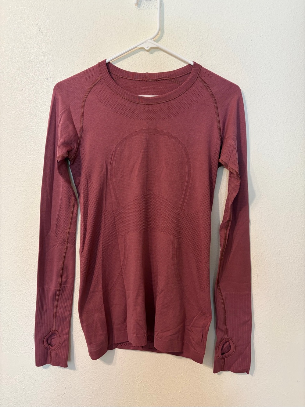 lululemon athletica Long Sleeve Seamless Top - Dusty Rose
